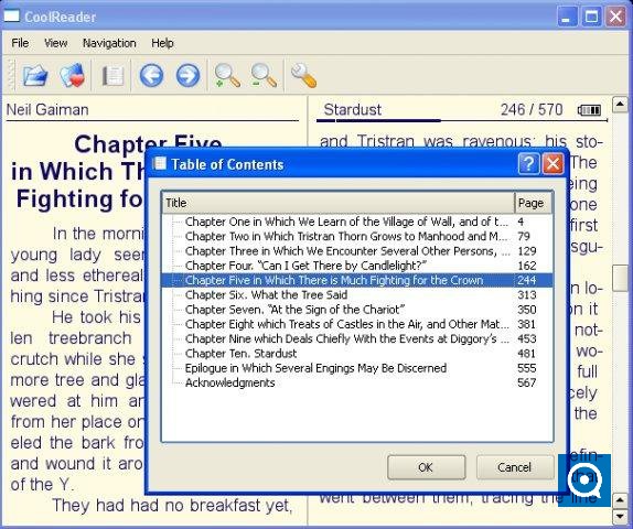 CoolReader Engine 3.0 : CR3/Qt Table of Contents