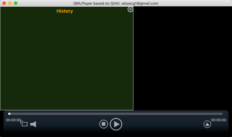 QtAV 1.1 : Main Window