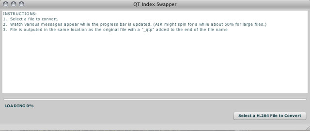 QTIndexSwapper 2.3 : Main window