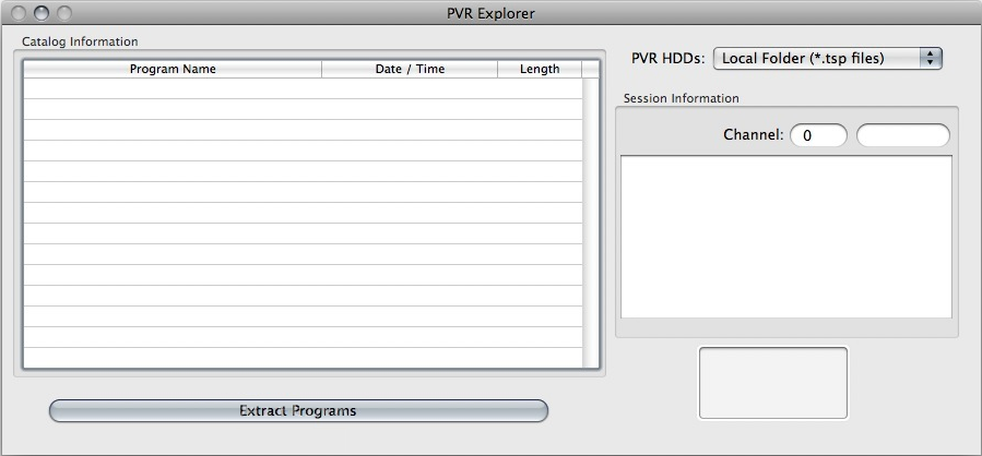 PvrExplorer-Pro 2.0 : Main Window
