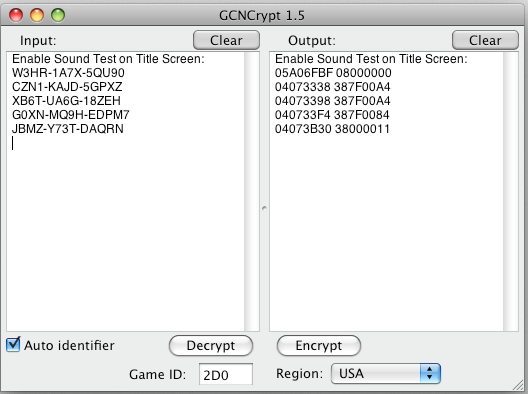 GCNcrypt 1.5 : Main image
