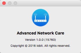 Advanced Network Care 1.0 : About Window