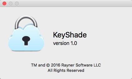 KeyShade 1.0 : About Window