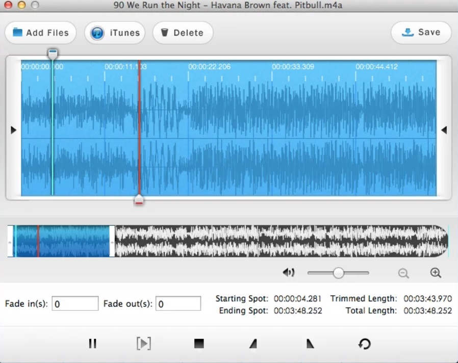 Audio Cutter 3.2 : Editing