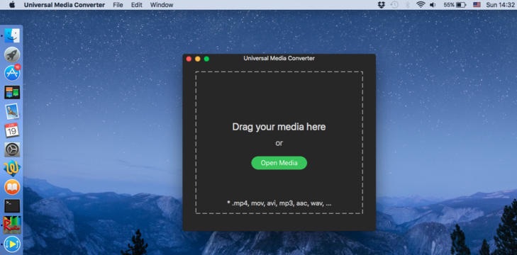 Universal Media Converter Pro 1.0 : Main window