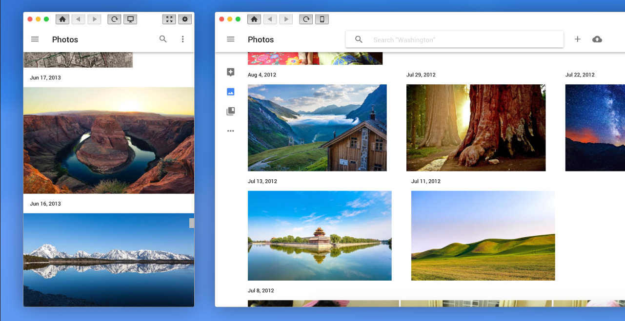 Photos for Google 1.0 : Main Window
