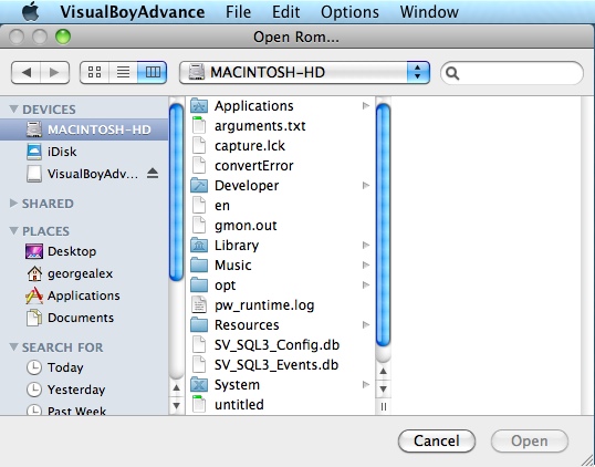 VisualBoyAdvance 1.7 : Main Window
