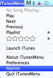 iTunesMenu 0.4 : Main Menu