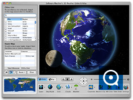 MacKiev 3D Weather Globe and Atlas : Main window