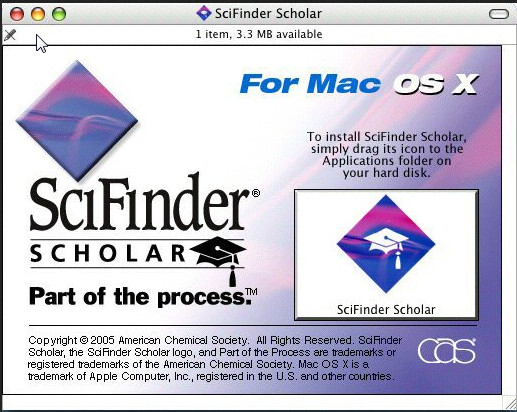SciFinder 1.0 : Main window