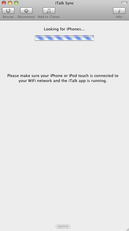 italk sync with itunes