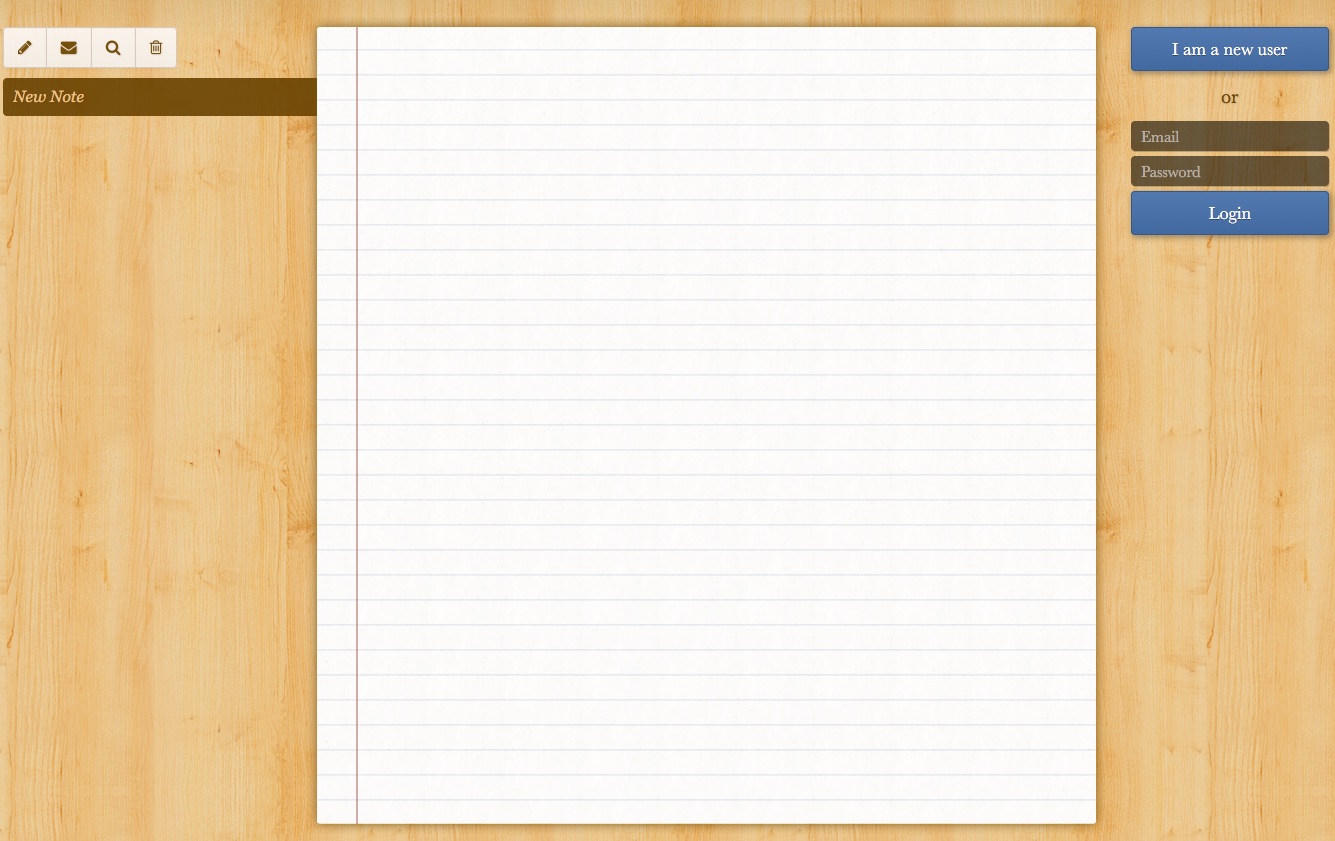 Memo Notepad 0.3 : Main window