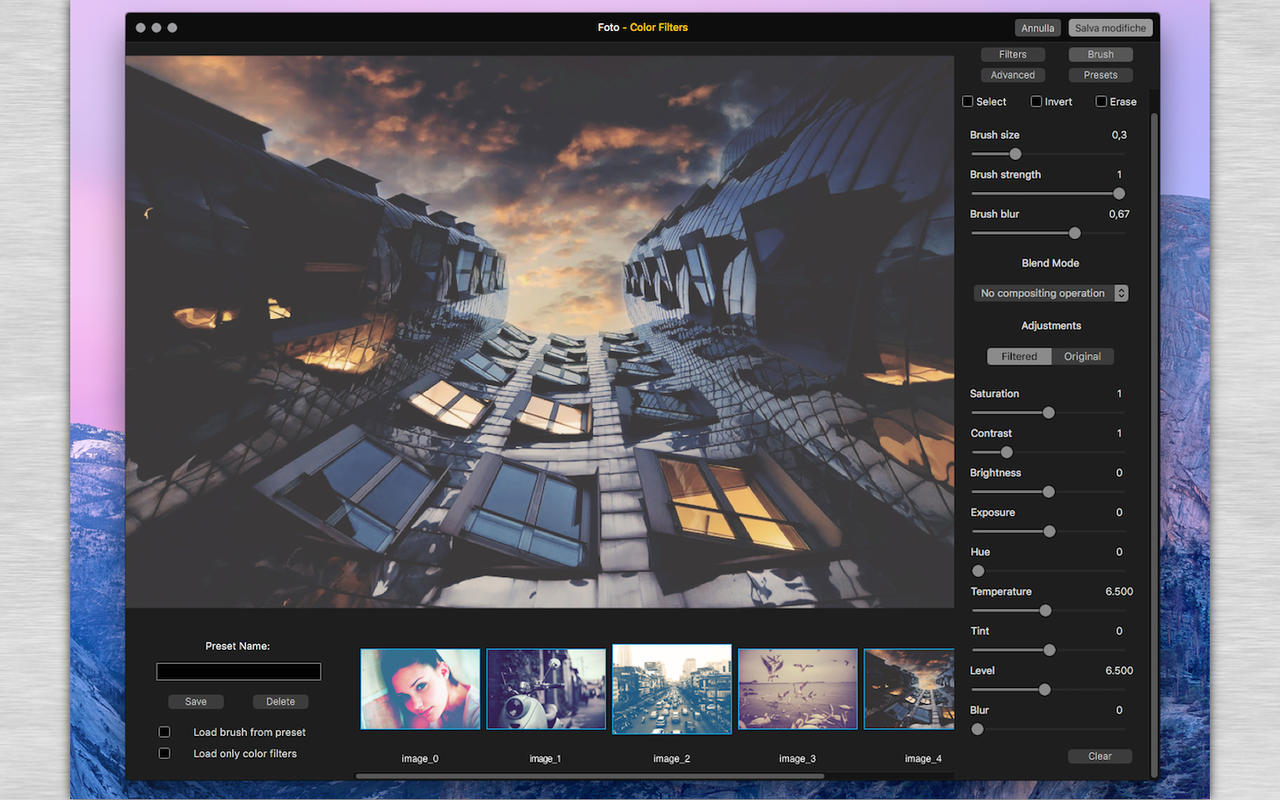 Color Filters For Photos 1.2 : Main Window