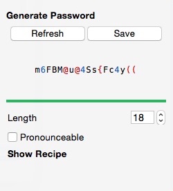 Enpass 5.3 : Password Generator