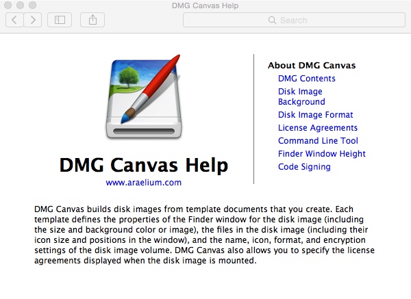 DMG Canvas 2.3 : Help Guide