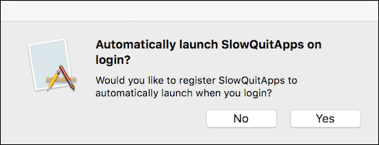 SlowQuitApps 0.2 : Main Window