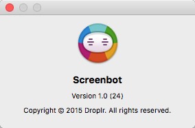 Screenbot 1.0 : About Window