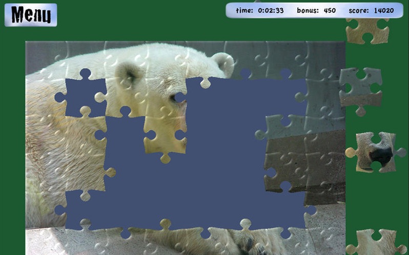 Puzzle! Animals 1.0 : Main window