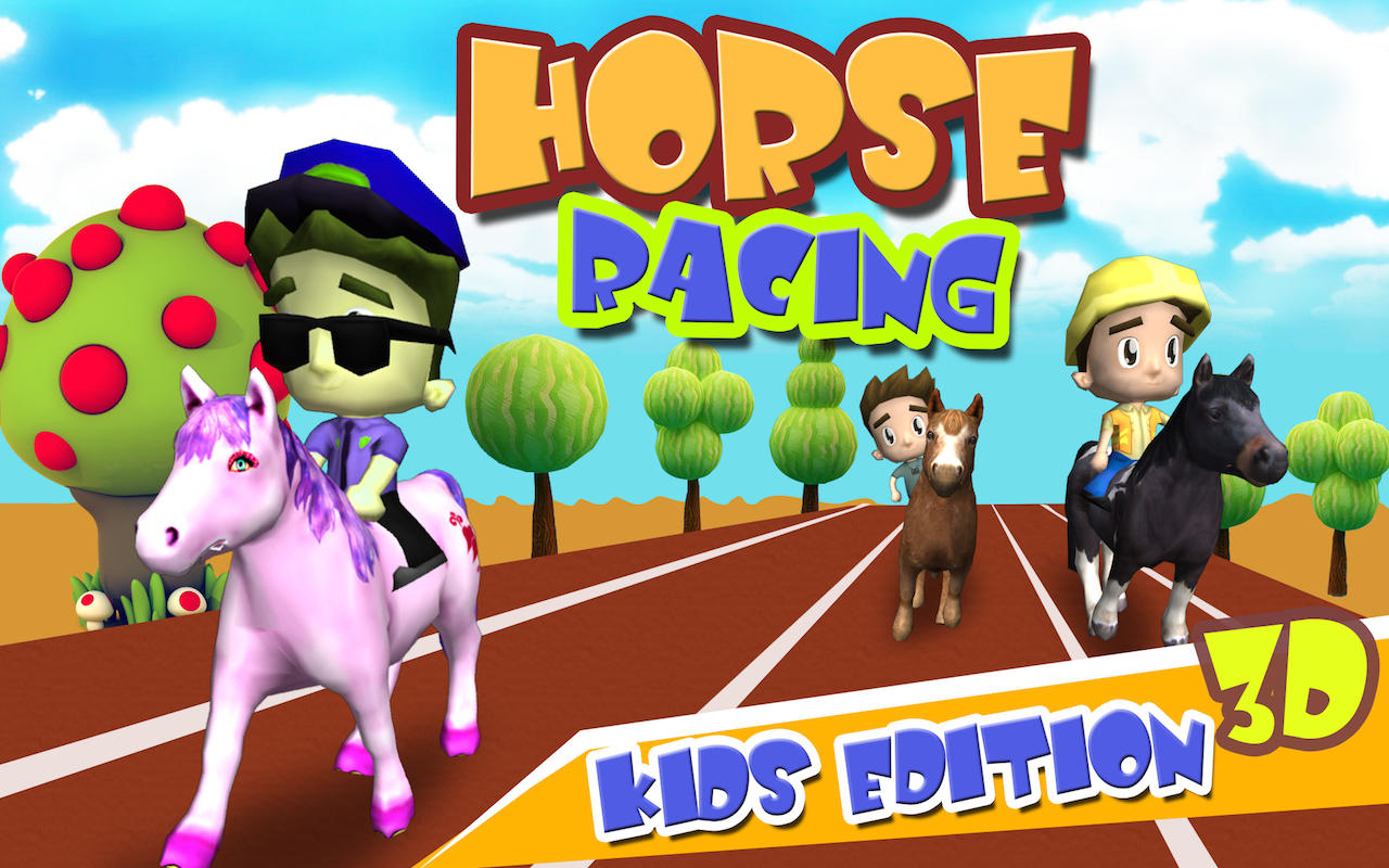 Horse Racing 3D Free (KIds Edition) 1.0 : Main Window