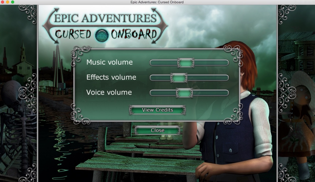 Epic Adventures: Cursed Onboard 1.1 : Game Options
