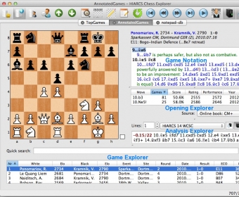 hiarcs chess explorer databases location mac
