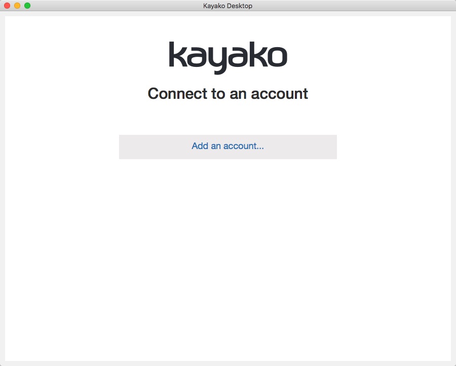 Kayako Desktop 1.0 : Main window