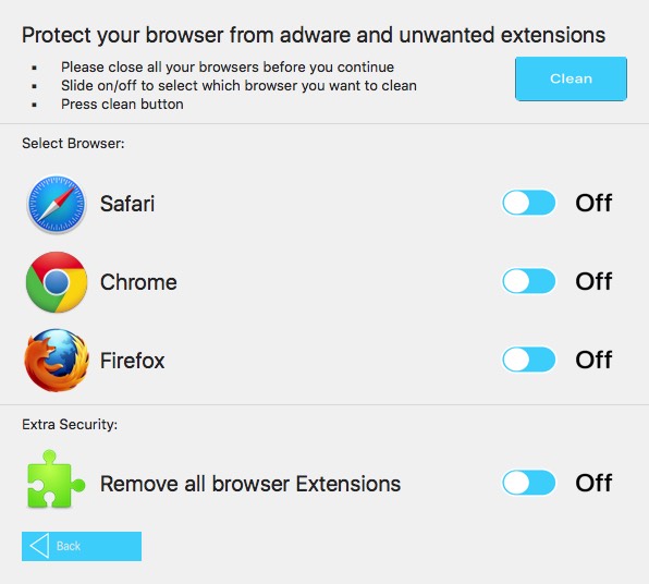 Adware WebMedic Pro 1.1 : Browser Protection Window