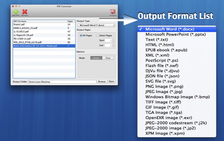 PDF Converter - 22 in 1 PDF Converter 3.0 : Main window