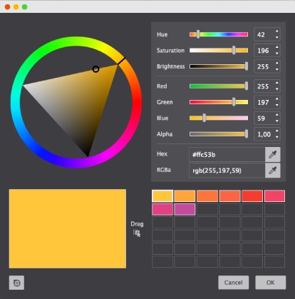 Color Palette Manager Beta 1.0 : Main window