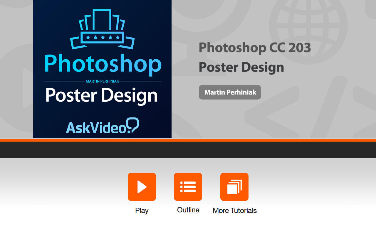 AV for Photoshop CC - Poster Design 2.0 : Main Window