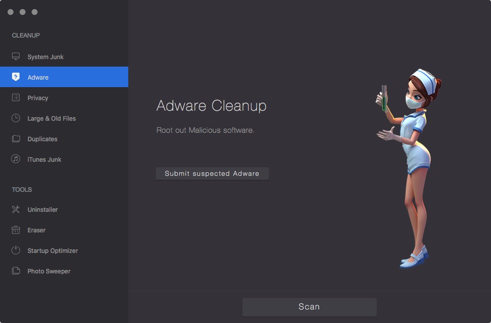 iCare 3 3.0 : Adware Window