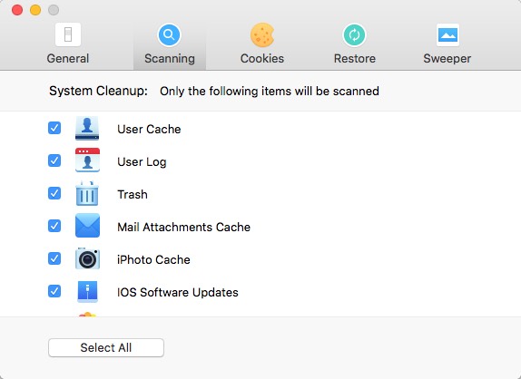 iCare 3 3.0 : Scan Options