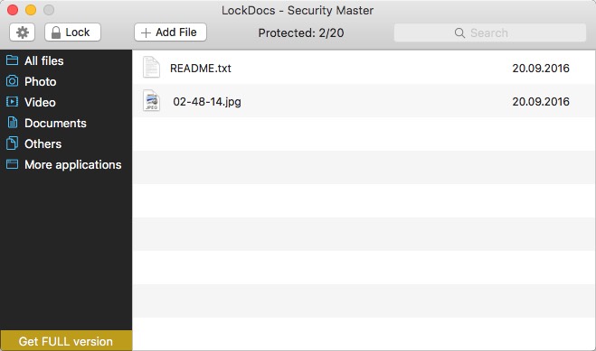LockDocs - Security Master 2.1 : Add Files