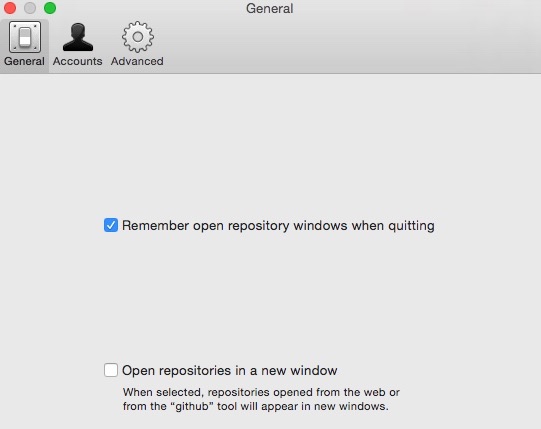 GitHub Desktop 2.9 : Preferences Window