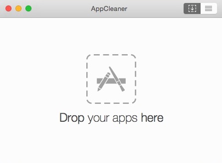 AppCleaner 3.4 : Main Window