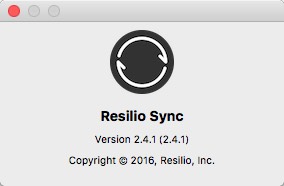 Resilio Sync 2.4 : About Window