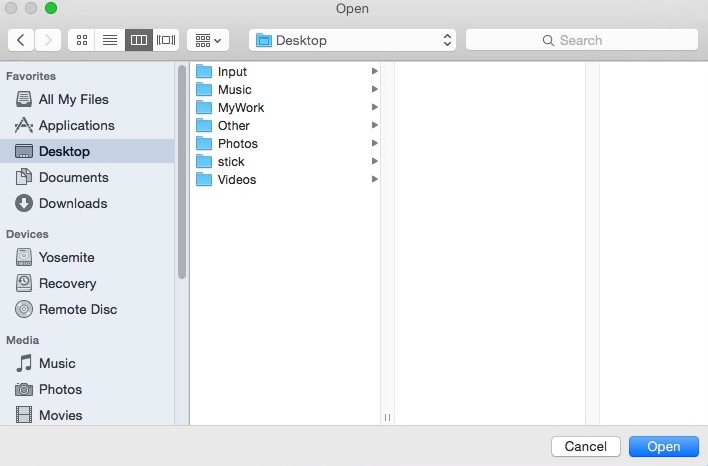 TunesKit for Mac 3.1 : Selecting Destination Folder