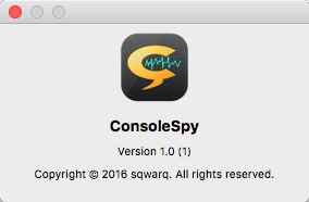 ConsoleSpy 1.0 : About Window