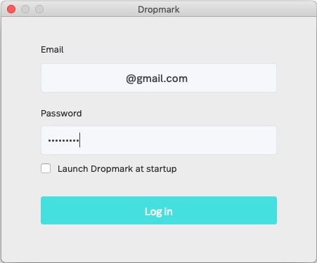 Dropmark 2.0 : Login