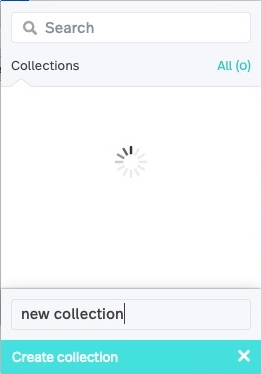 Dropmark 2.0 : Create Collections