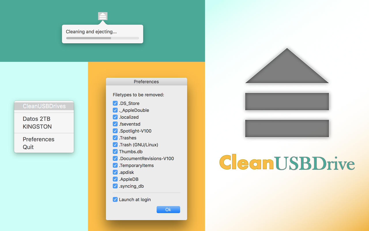 CleanUSBDrive 1.1 : Main Window