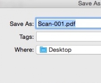 Exporting Scanned Document