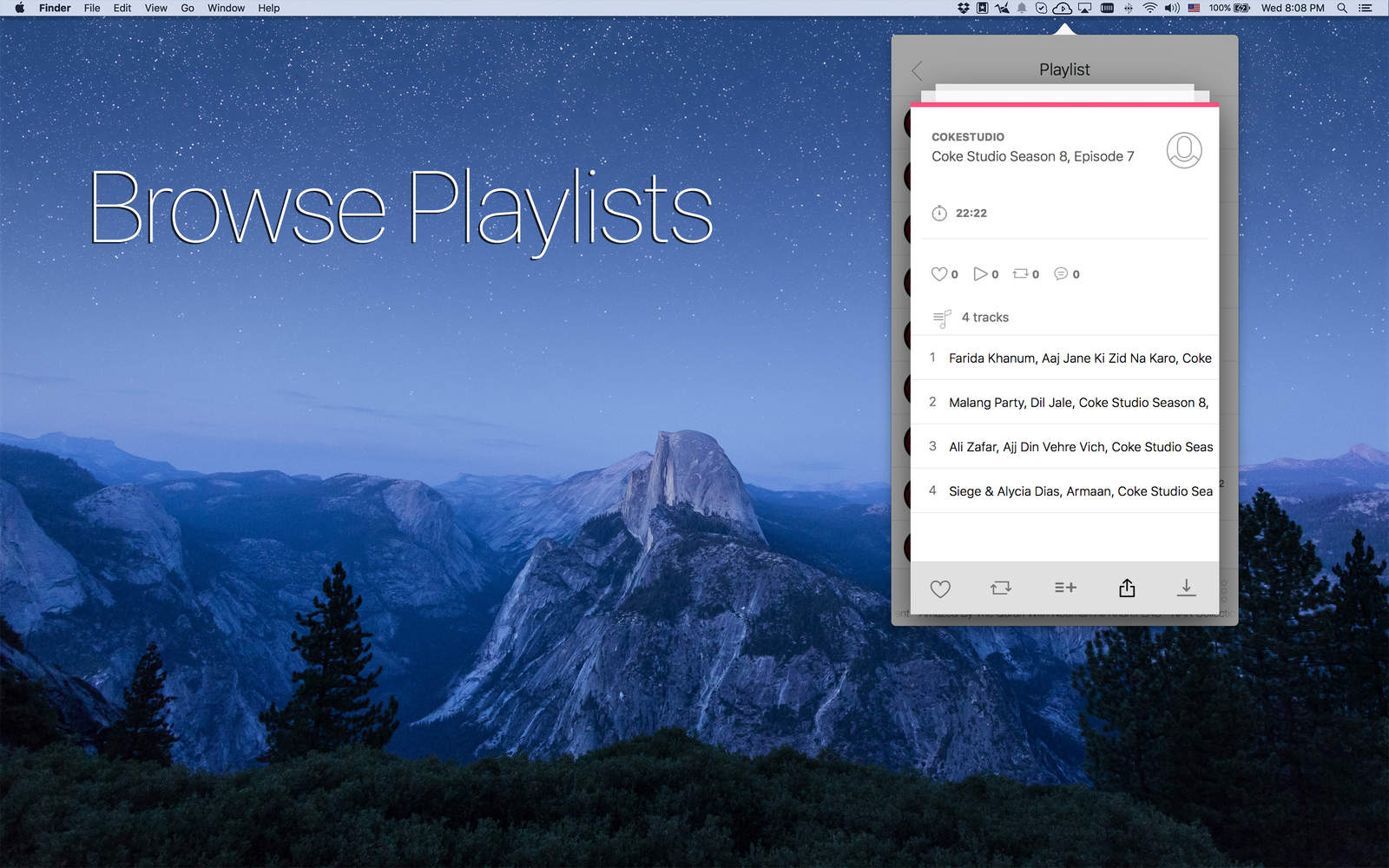 Player for SoundCloud 1.1 : Main Window
