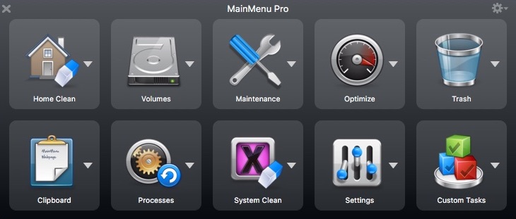 MainMenu Pro 3.5 : Main Window