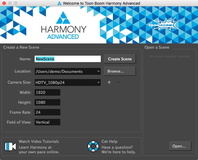 Harmony Advanced 14.0 : Main Window