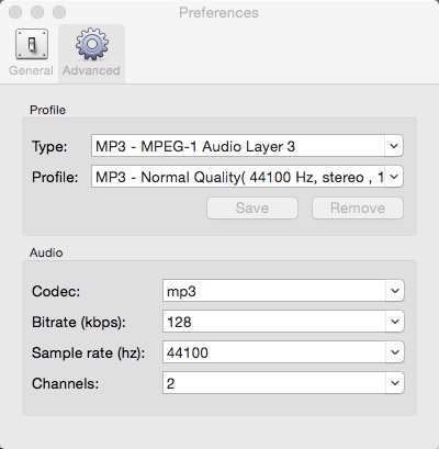 Apple Music Converter 2.3 : Configuring Advanced Settings