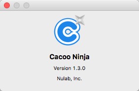 Cacoo Ninja 1.3 : About Window
