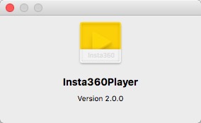 Insta360Player 2.0 : About Window
