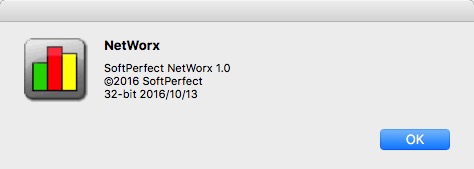 NetWorx 1.0 : About Window