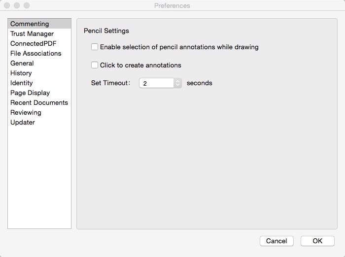 Foxit Reader 2.2 : Preferences Window